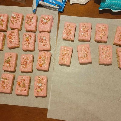 Chocolate Dipped Rice Krispy Treats