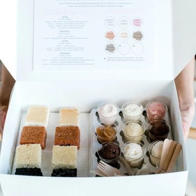 Wedding Cake Sampler Tray