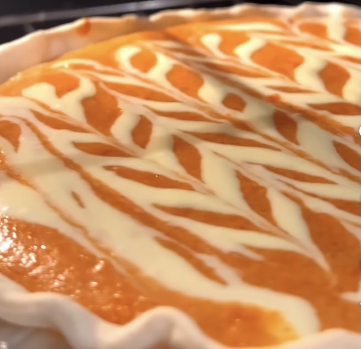 Sweet Potato Cheesecake Pie