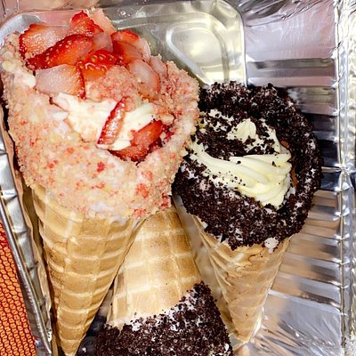  Cheesecake Cones  