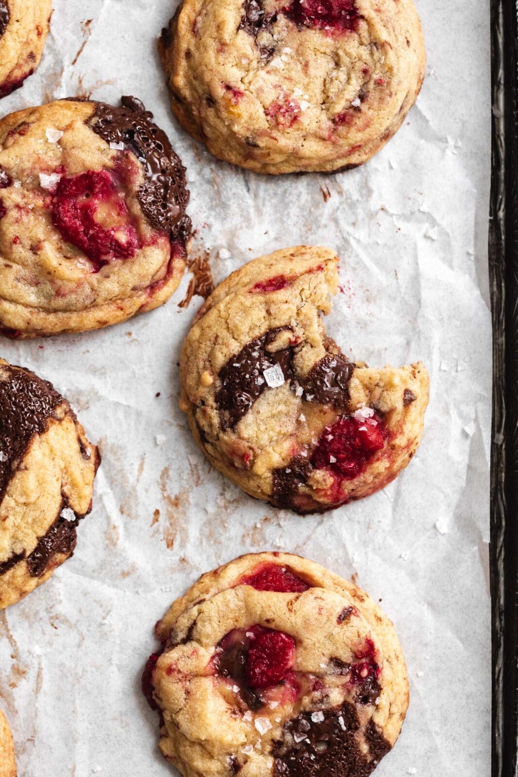 Raspberry Chocolate Cookies