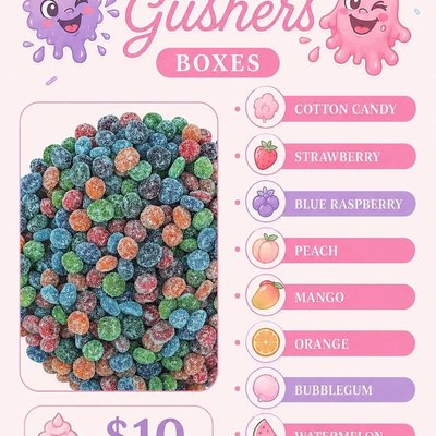 Sour Sugared Gushers 