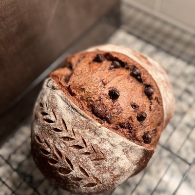Coffee Chocolate Sourdough Boule