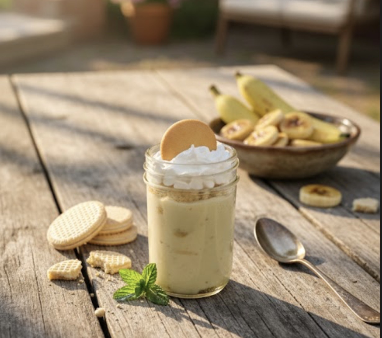 8oz Banana Pudding Cup
