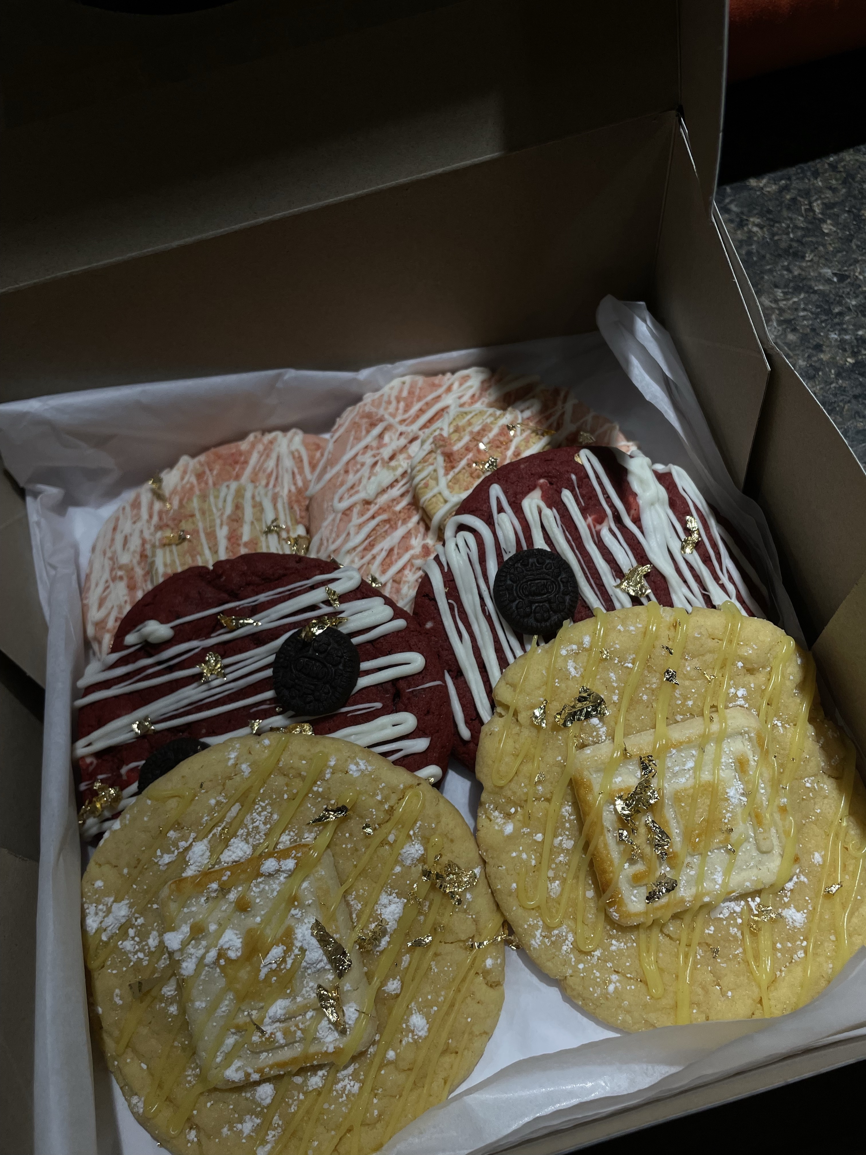Cookie box of 6