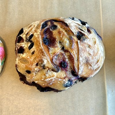 Blueberry Sugar Sourdough Loaf 