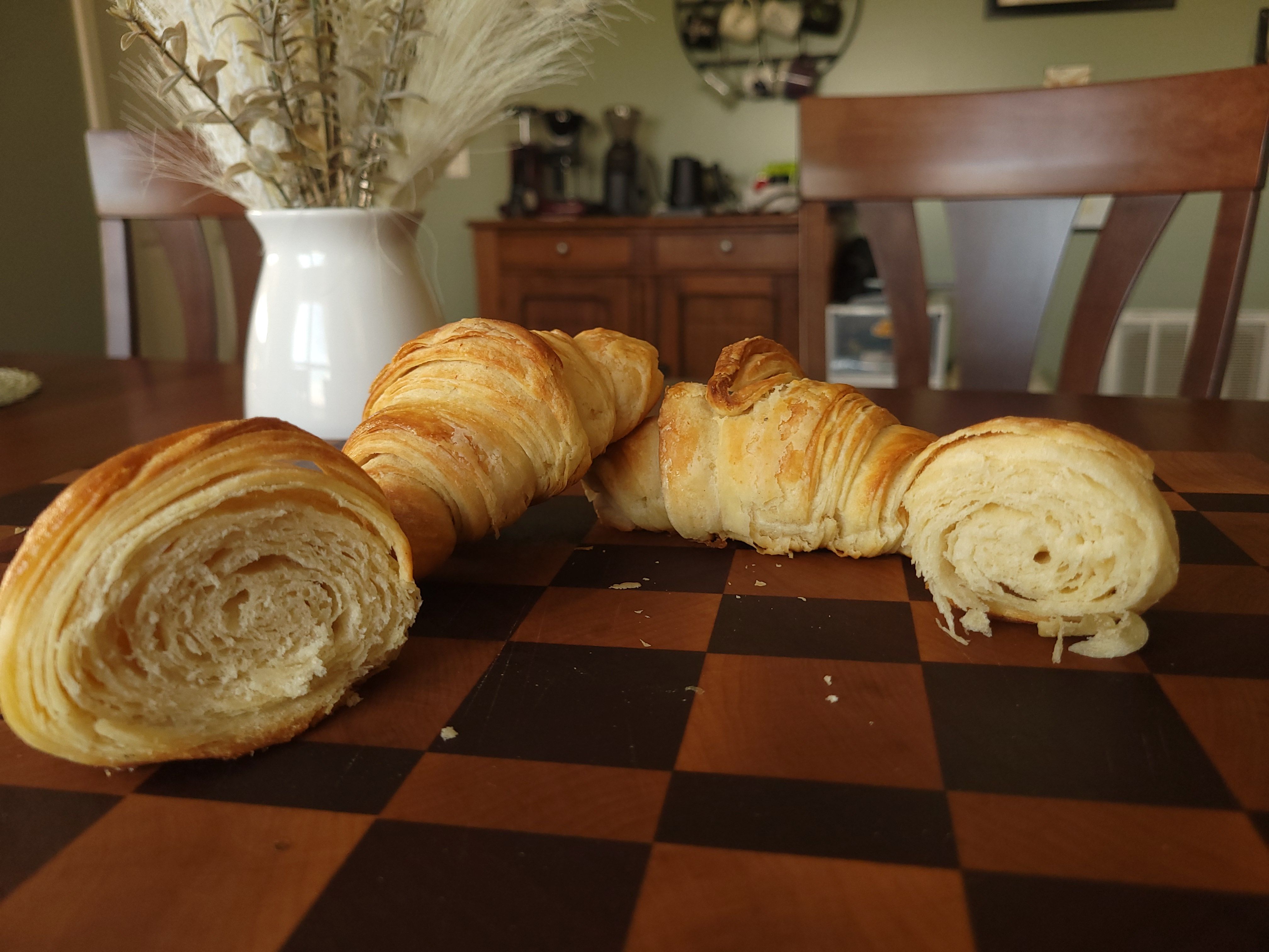 Yeasted Croissants