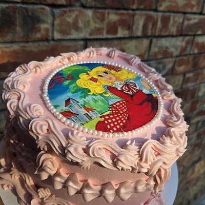 Heart Shaped Cake (Candy Candy Theme) 