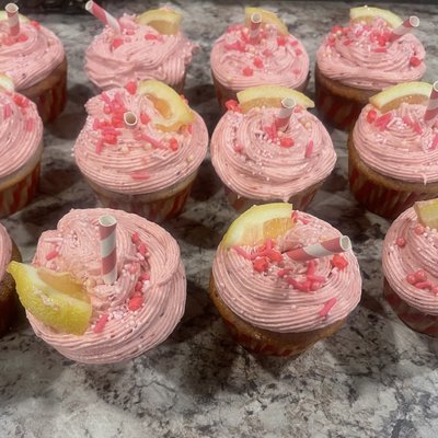 Pink Lemonade Cupcakes