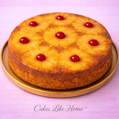 NOSTALGIC PINEAPPLE UPSIDE DOWN CAKE 