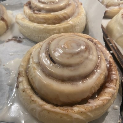 Sourdough Brioche Cinnamon Rolls - 6