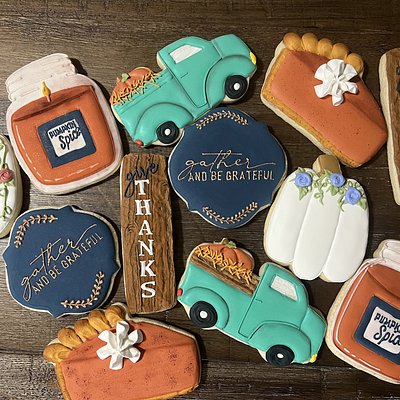 Thanksgiving Sugar Cookies