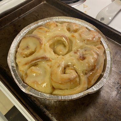 Orange Rolls - 9” Pan