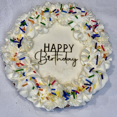 6” Round Cookie Cake (single Stack)
