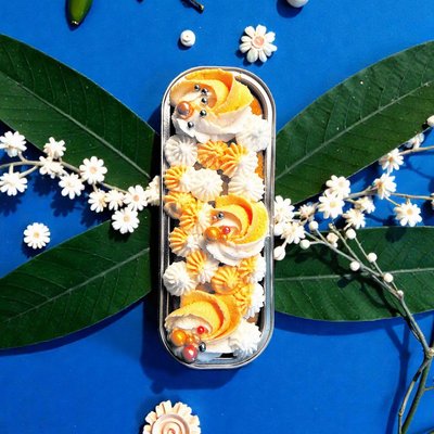 Orange Coconut Creamsicle Tea Cake