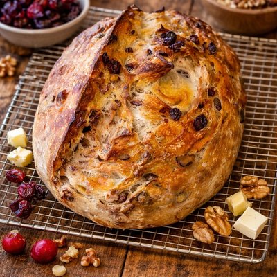 🍒Berry White – Cranberry, White Chocolate & Walnuts