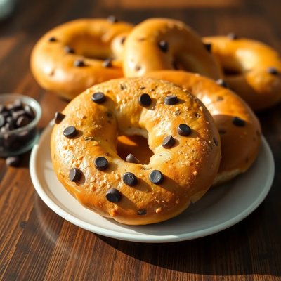 Chocolate Chip Bagels (6)