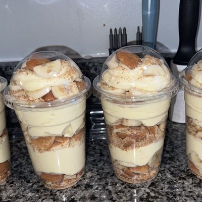 Banana Pudding Cups 🍌