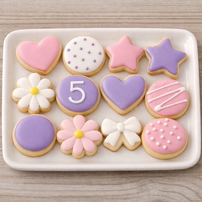 Mini Decorated Sugar Cookies 