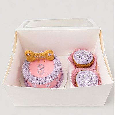 4” Barkday Box (includes name cookie)
