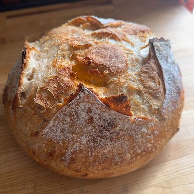 Cheddar Sourdough Boule