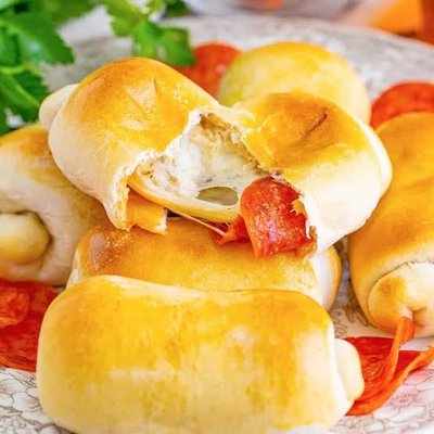 Dozen Hot Pepper Pepperoni Rolls 