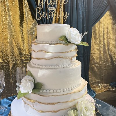 4 Tier Wedding Cake