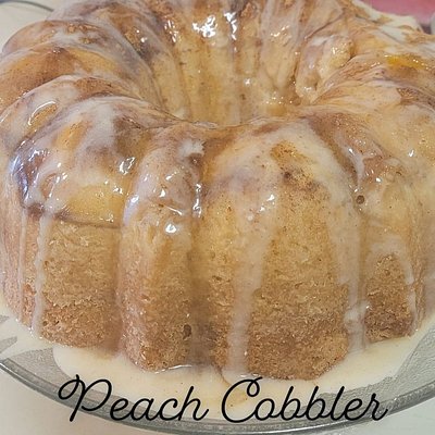 Peach Cobbler Pound Cake 