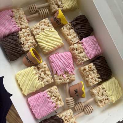 Chocolate Covered Rice Crispy Treats