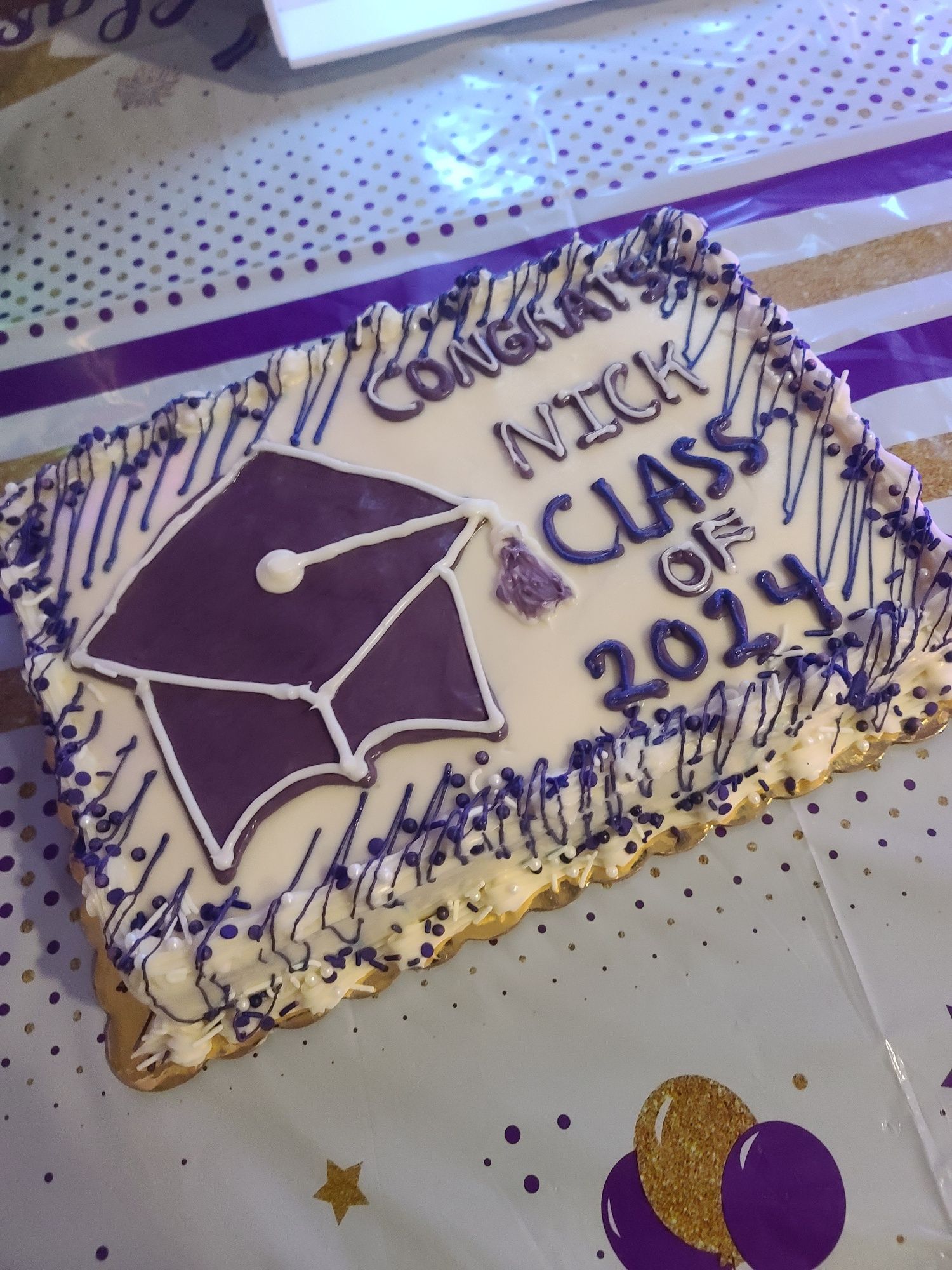 1/4 Sheet Cake 