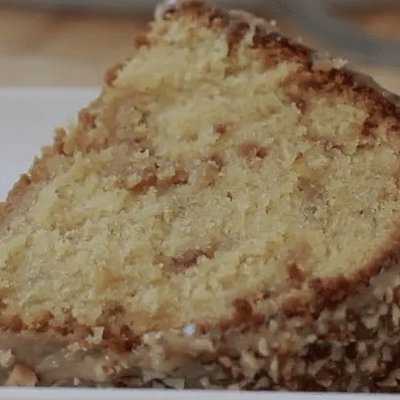 Brown Sugar Toffee Pound Cake