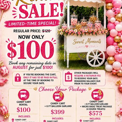 Candy Cart Rental