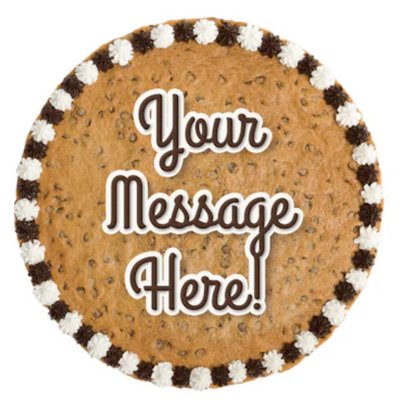 16 Inch Round Custom Cookie Cake