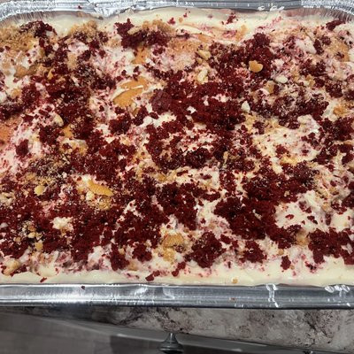 Red Velvet Banana Pudding