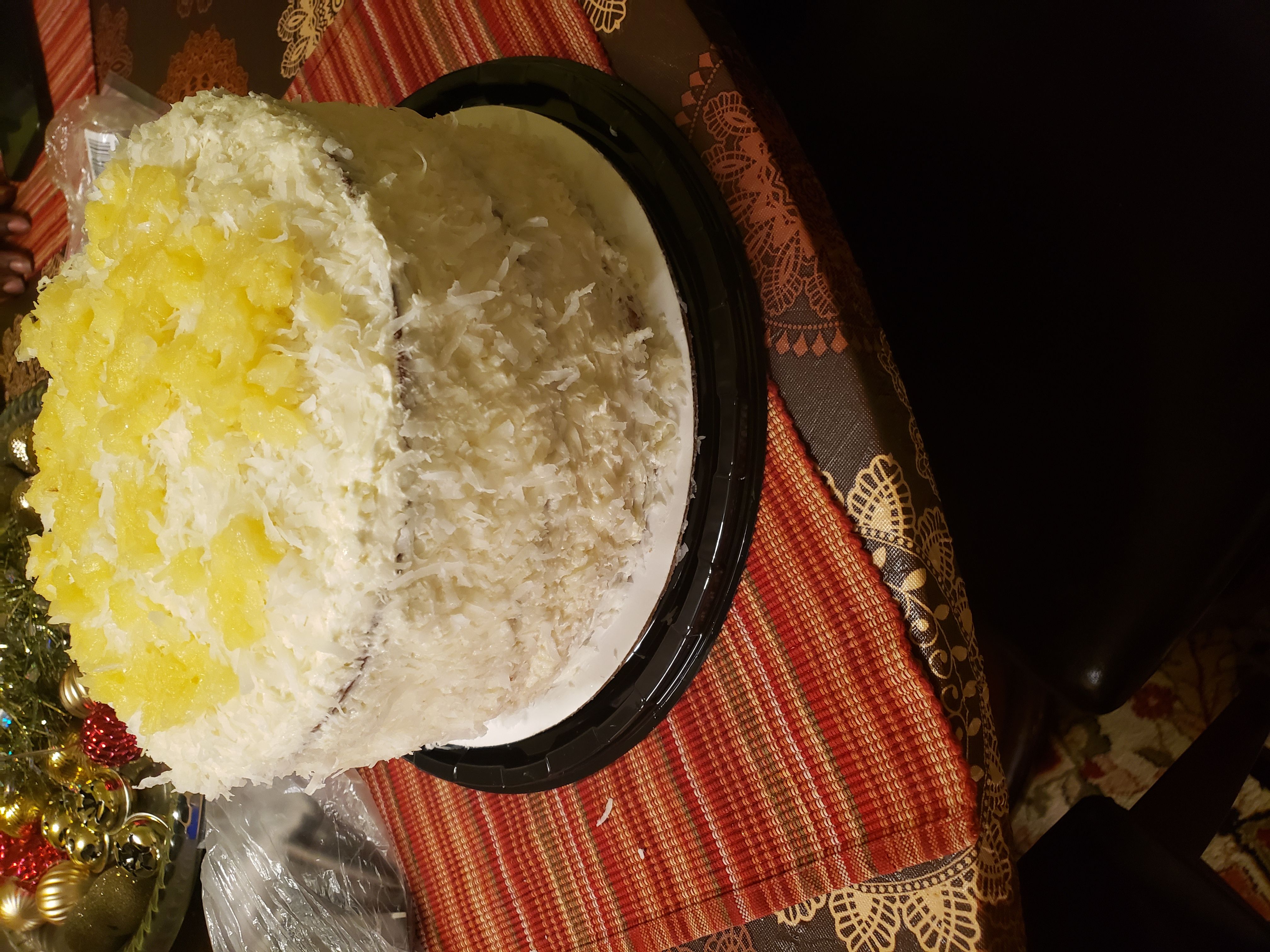Pineapple Coconut Yellow Cake