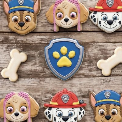 Paw Patrol Cookies, Custom Design