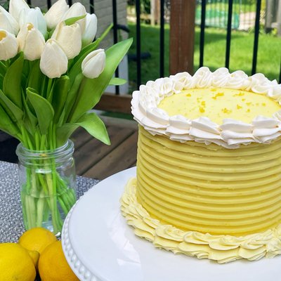 🍋 6" Inch Sunshine Lemon Cake 