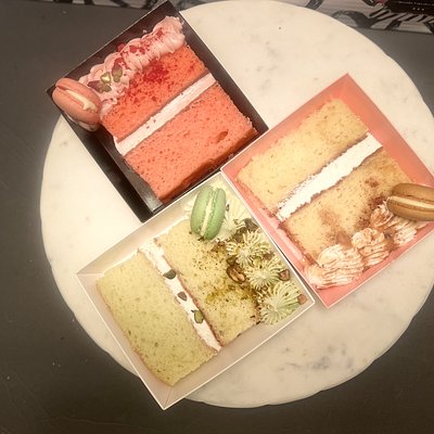 8 Large Cake Slices Boxes