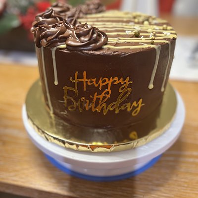 Chocolate On Chocolate Cake 