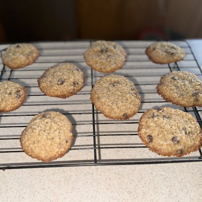 Oatmeal Walnut Chocolate 🍫 Chip Cookies 