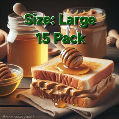 (Large 15pk) Pawfect Peanut Butter🍯🥜