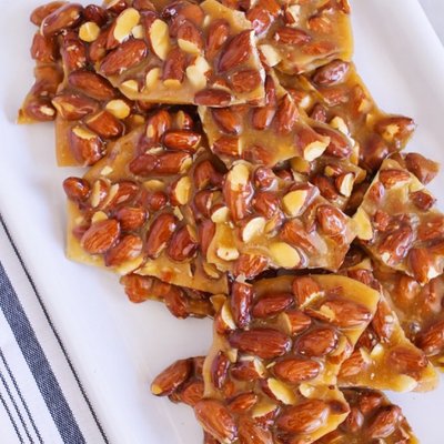 Smoked Almond Brittle