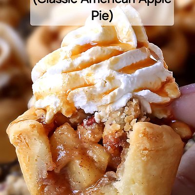 All American Apple Pie Cupcakes 