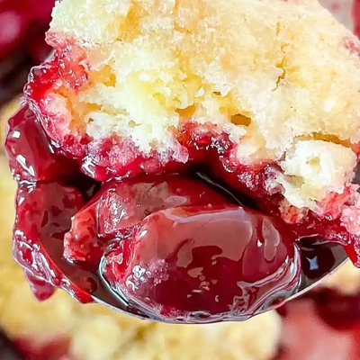 8"x8" Cherry Cobbler