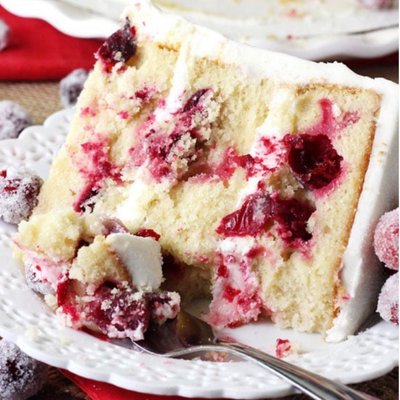 Sparkling Cranberry Cake