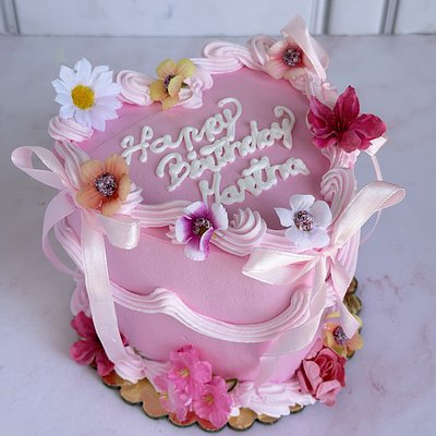 5” Heart Smash Cake