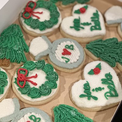Buttercream Sugar Cookies - Decorated