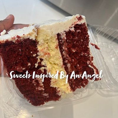 Cake slices With Cheesecake In The Middle 