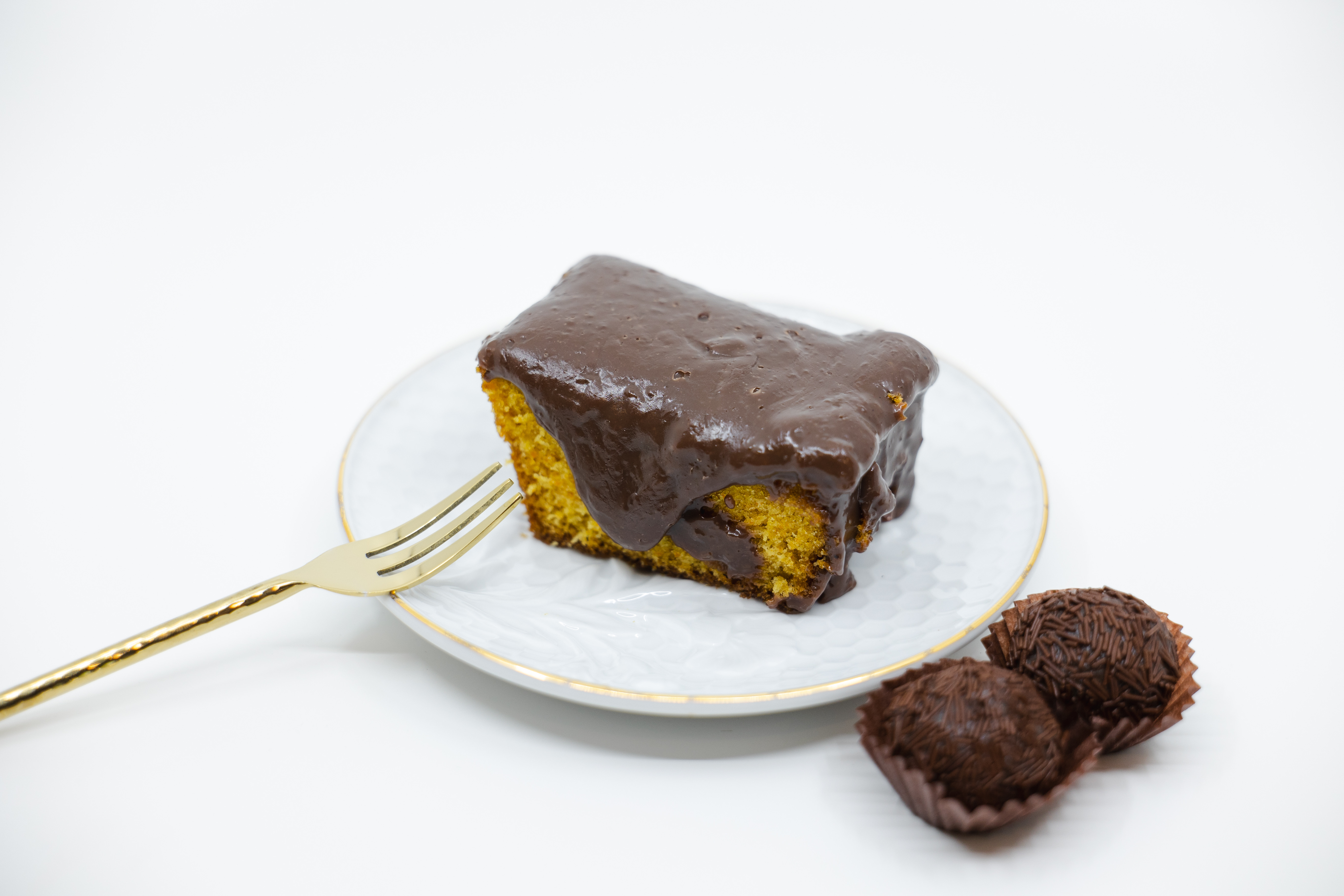 Brazilian Carrot Cake with Brigadeiro Frosting