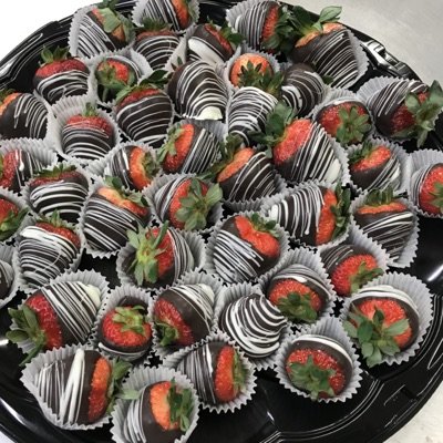 Chocolate Covered Strawberry Platter (About 35-40 berries)